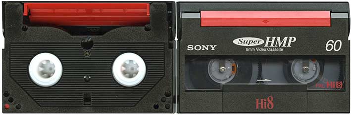 Les cassettes vidéo Video8 de Sony – Le journal du lapin